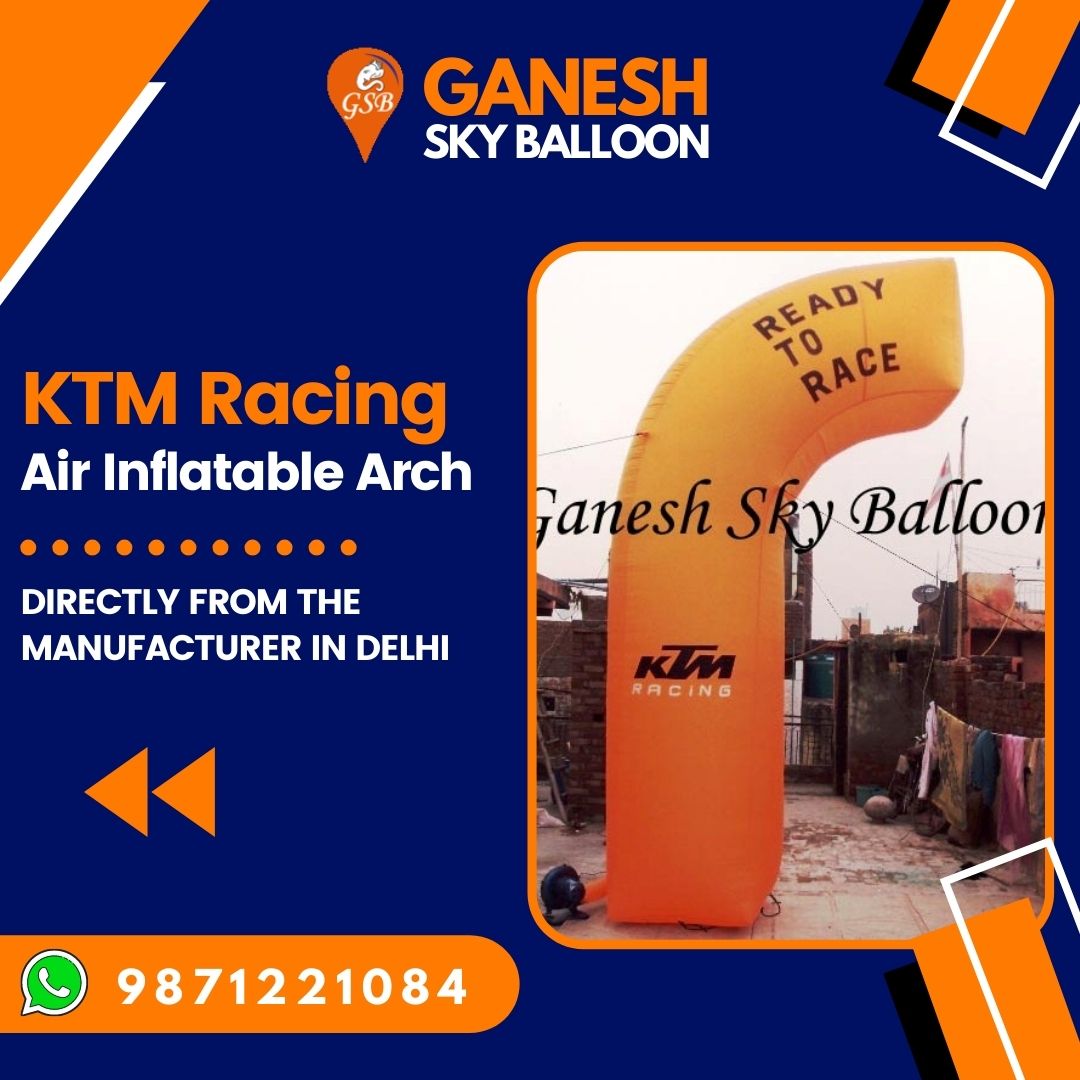KTM Racing Advertising Inflatable Arch